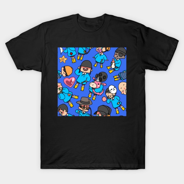 TF2 kiddies BLU T-Shirt by Velvetcat09